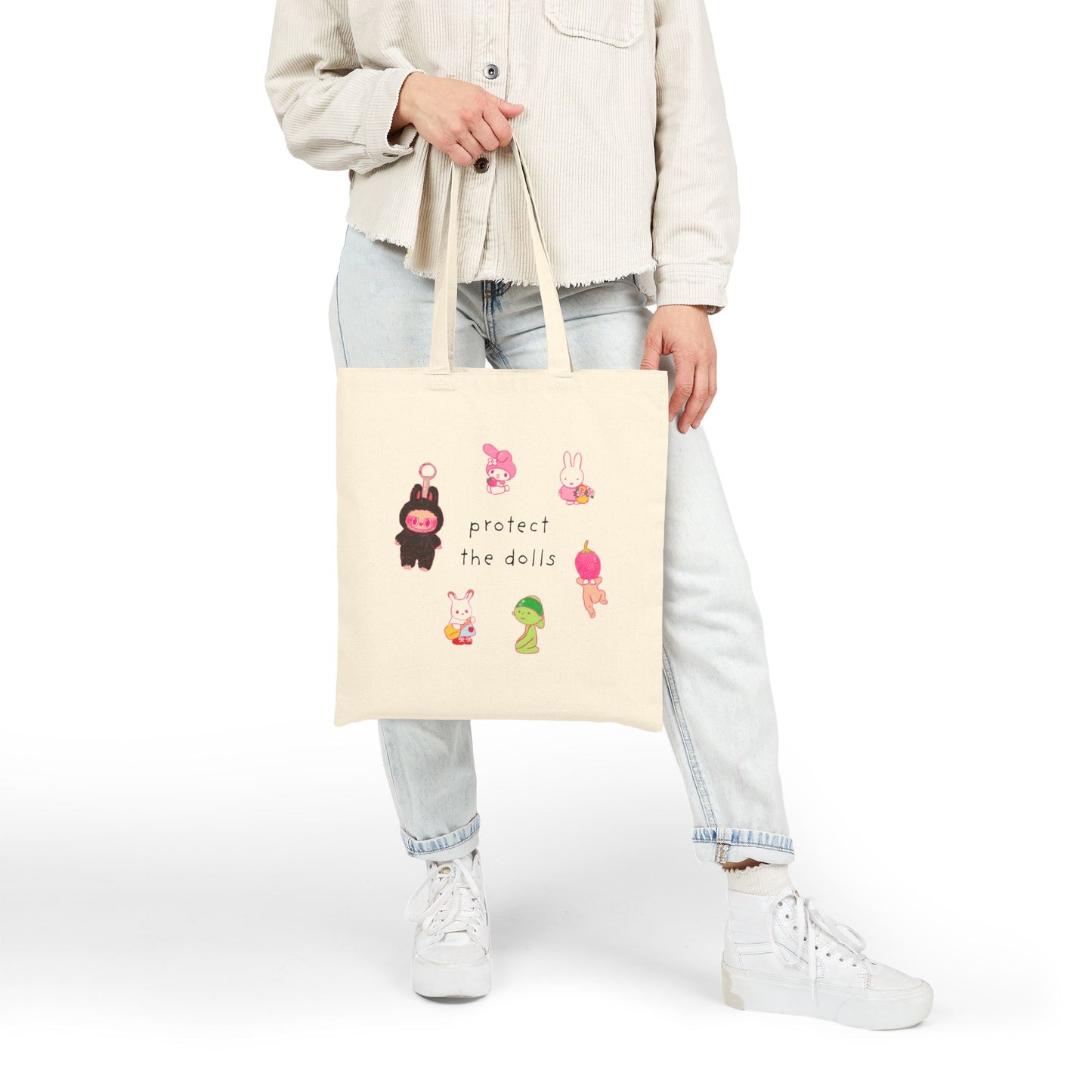 "Protect the Dolls" Trinket Tote Bag