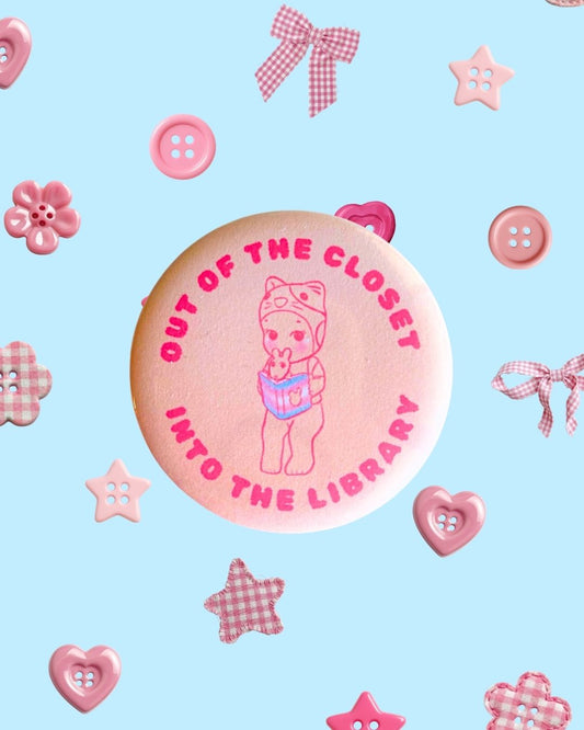 Trans Book Trinket Pins