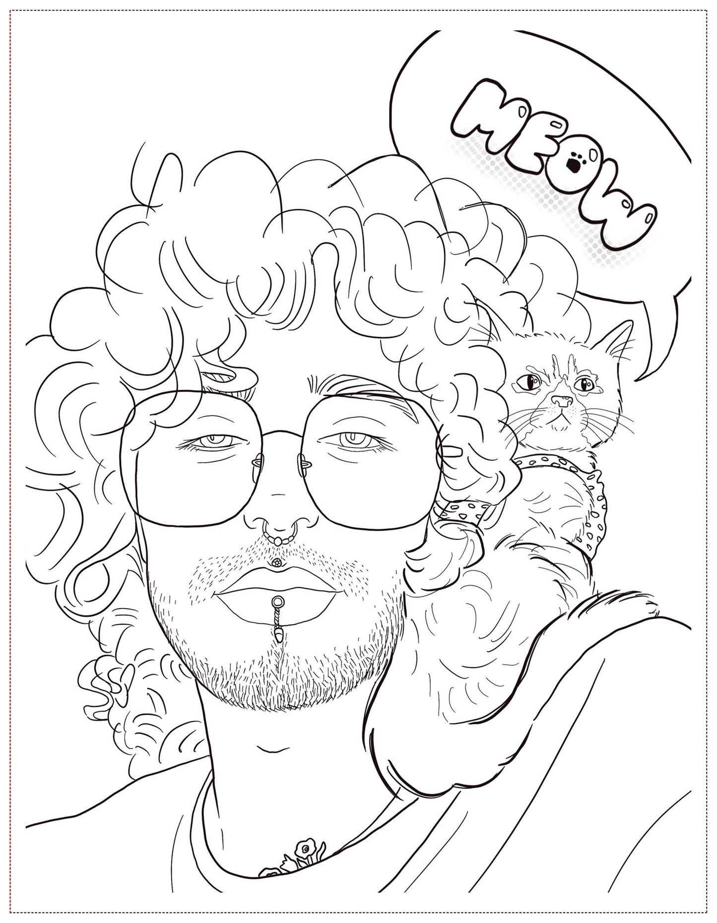 Soft Boys, Trans-Masculine Coloring Book (Digital Download)