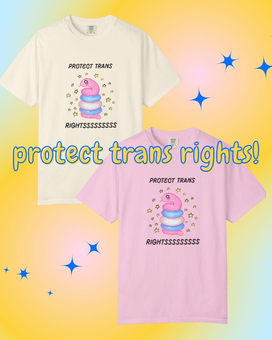 Protect Trans Rightssssss Snake Tee π