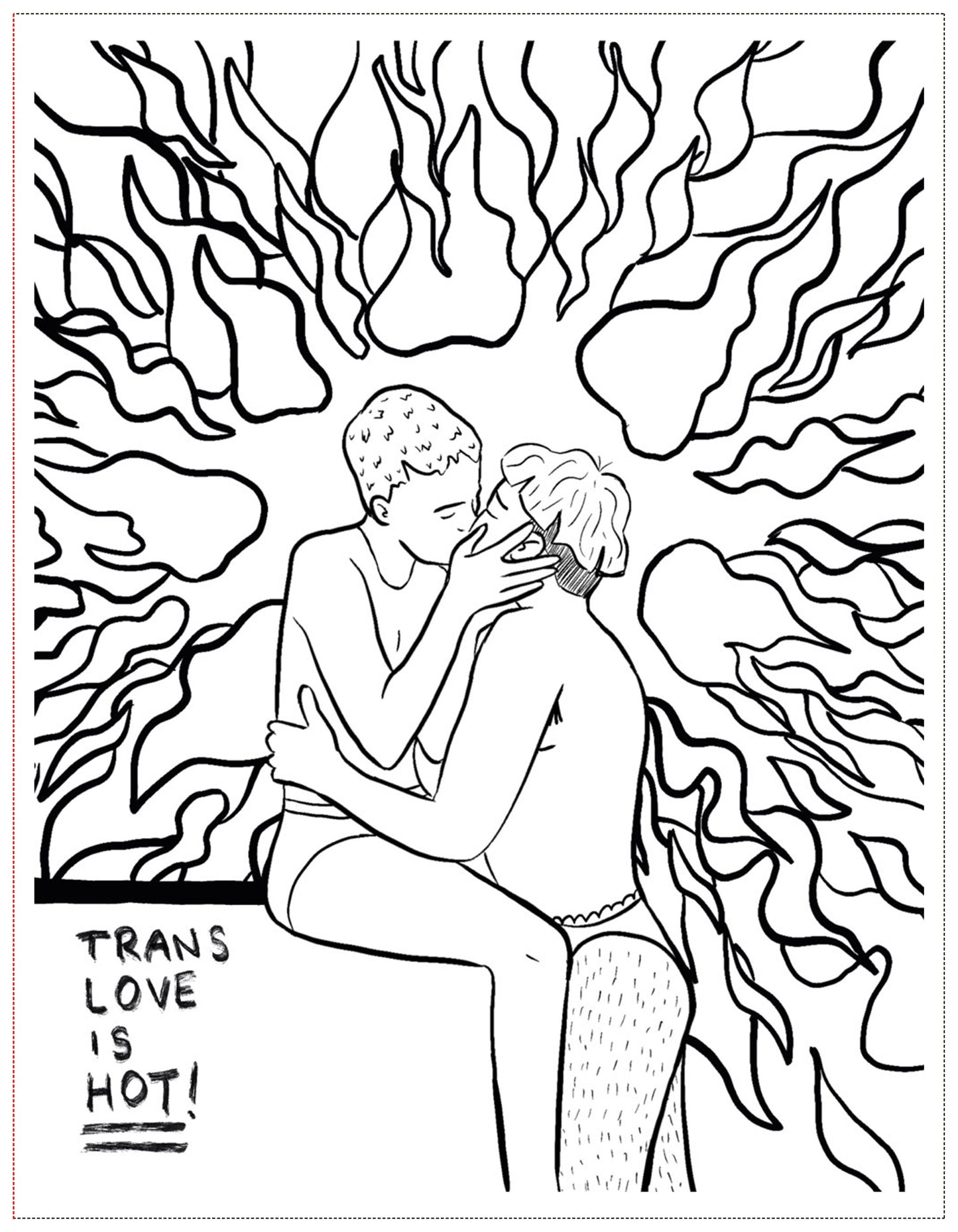 Soft Boys, Trans-Masculine Coloring Book (Digital Download)