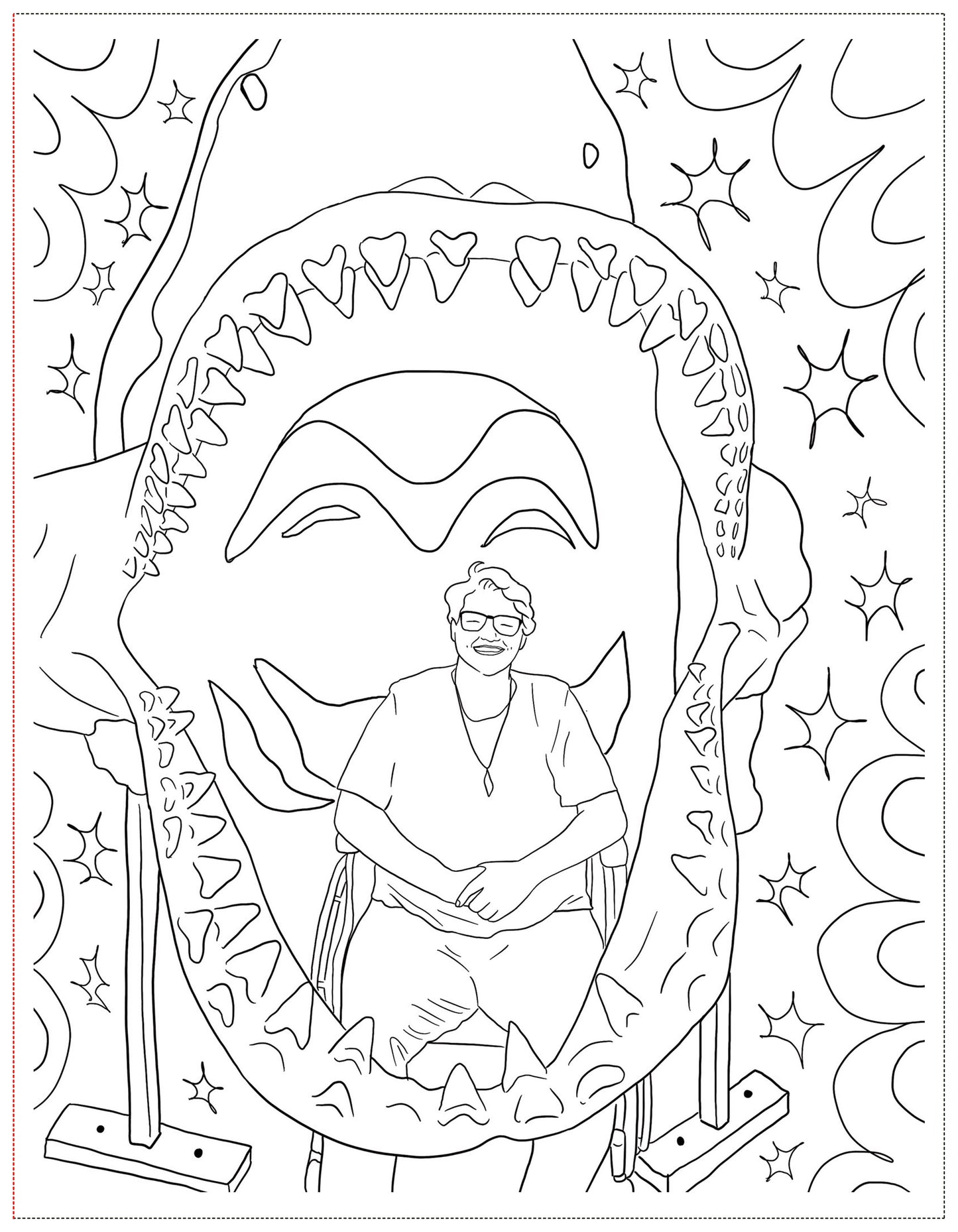 Soft Boys, Trans-Masculine Coloring Book (Digital Download)