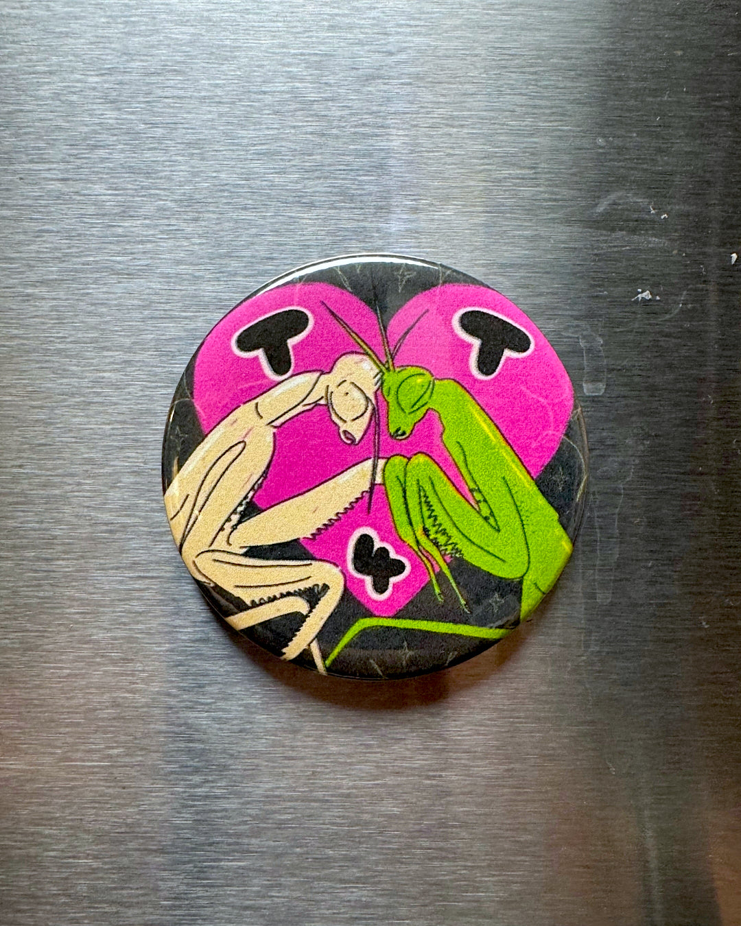 T4T Praying Mantis Pin or Magnet