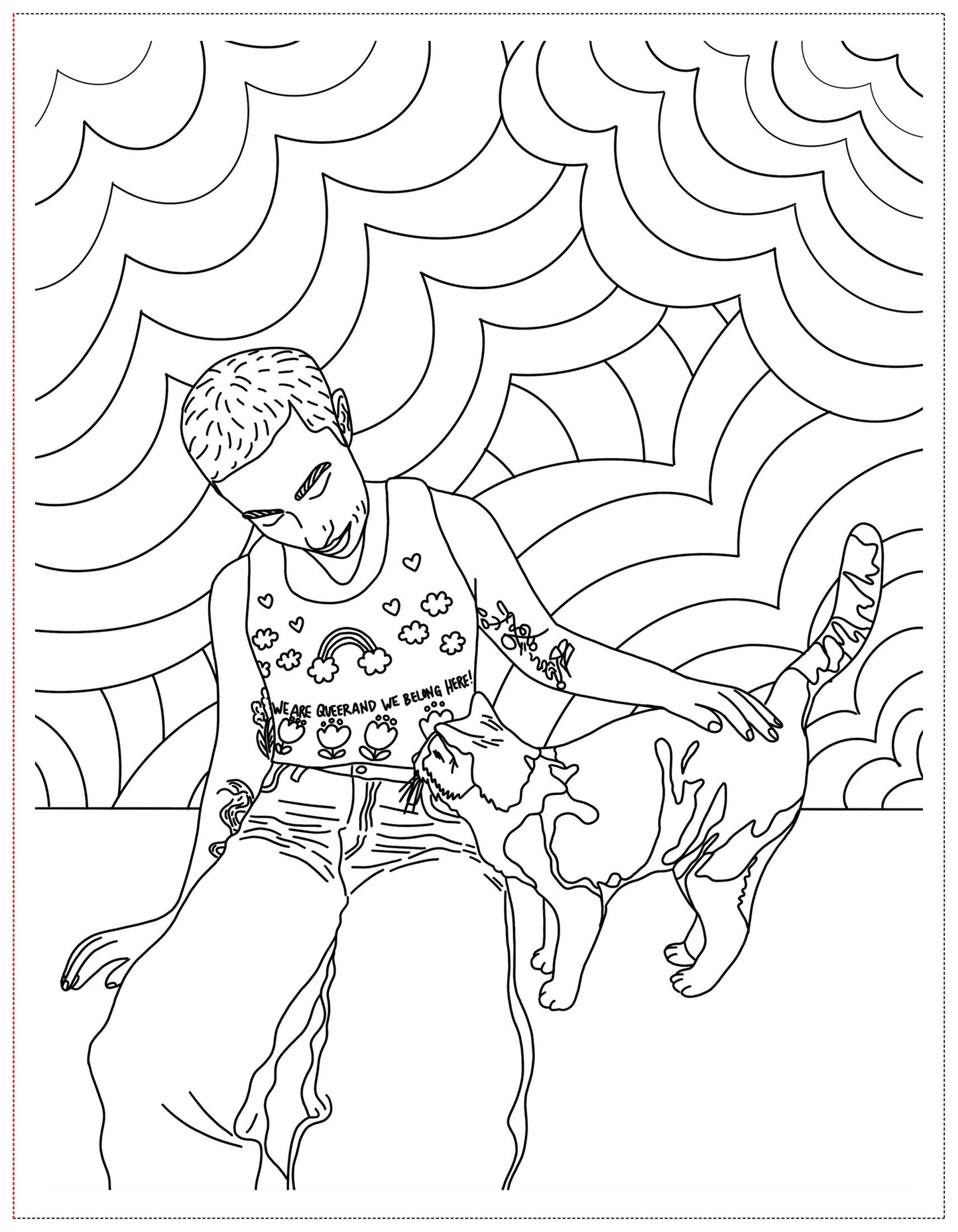 Soft Boys, Trans-Masculine Coloring Book (Digital Download)