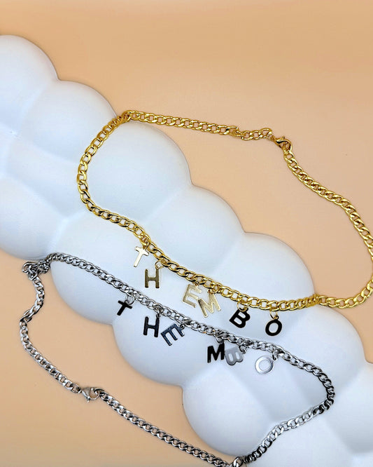 Flagging Pride Letter Necklaces