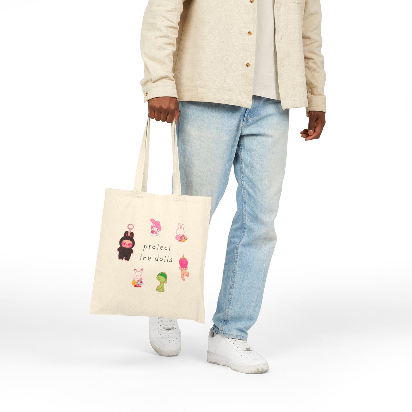 "Protect the Dolls" Trinket Tote Bag
