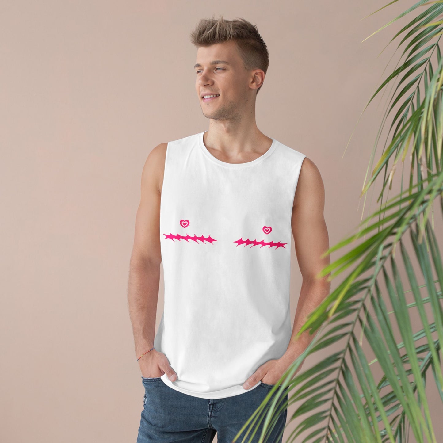 Heart Nipple Top Surgery Scars Tank Top