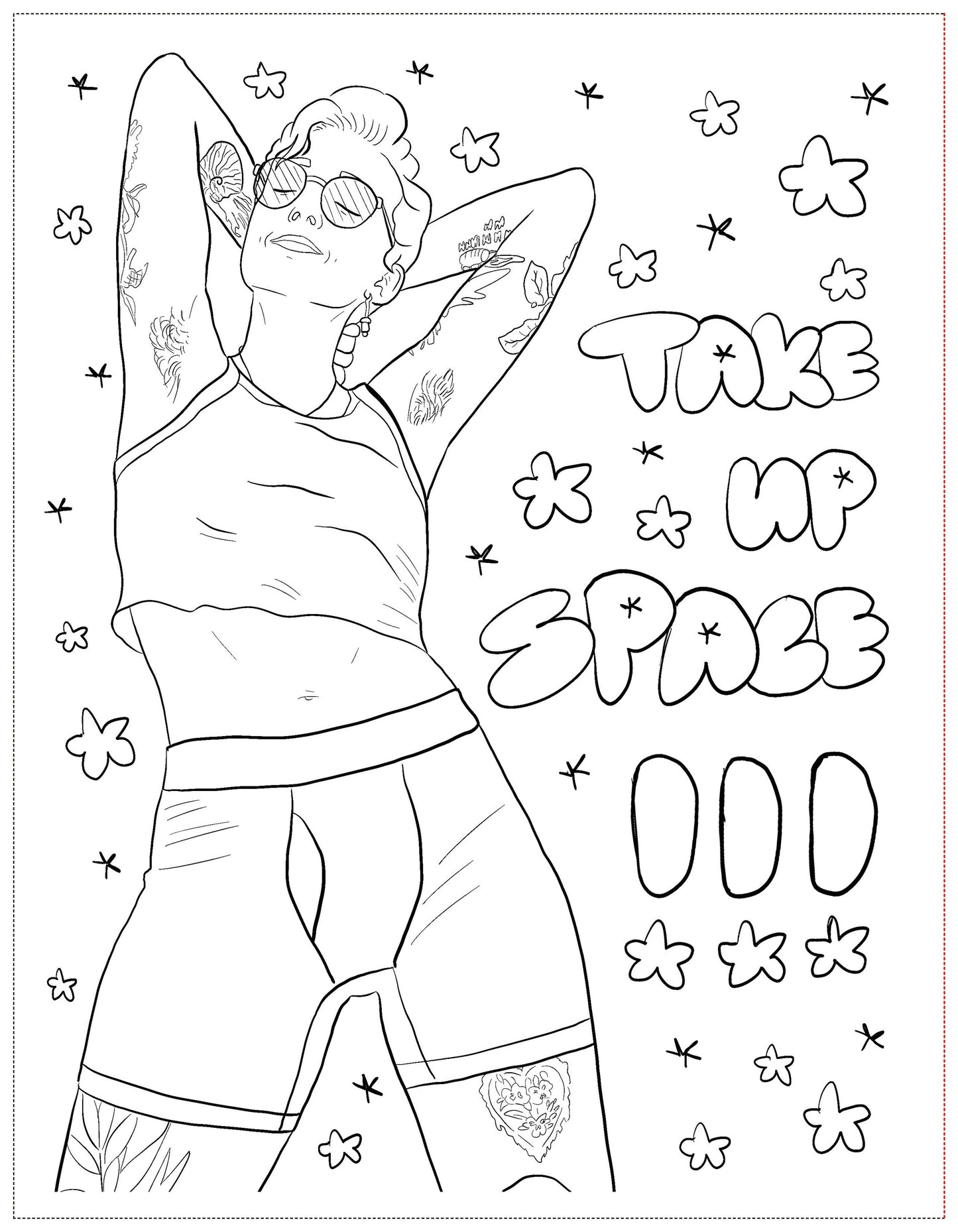 Soft Boys, Trans-Masculine Coloring Book (Digital Download)