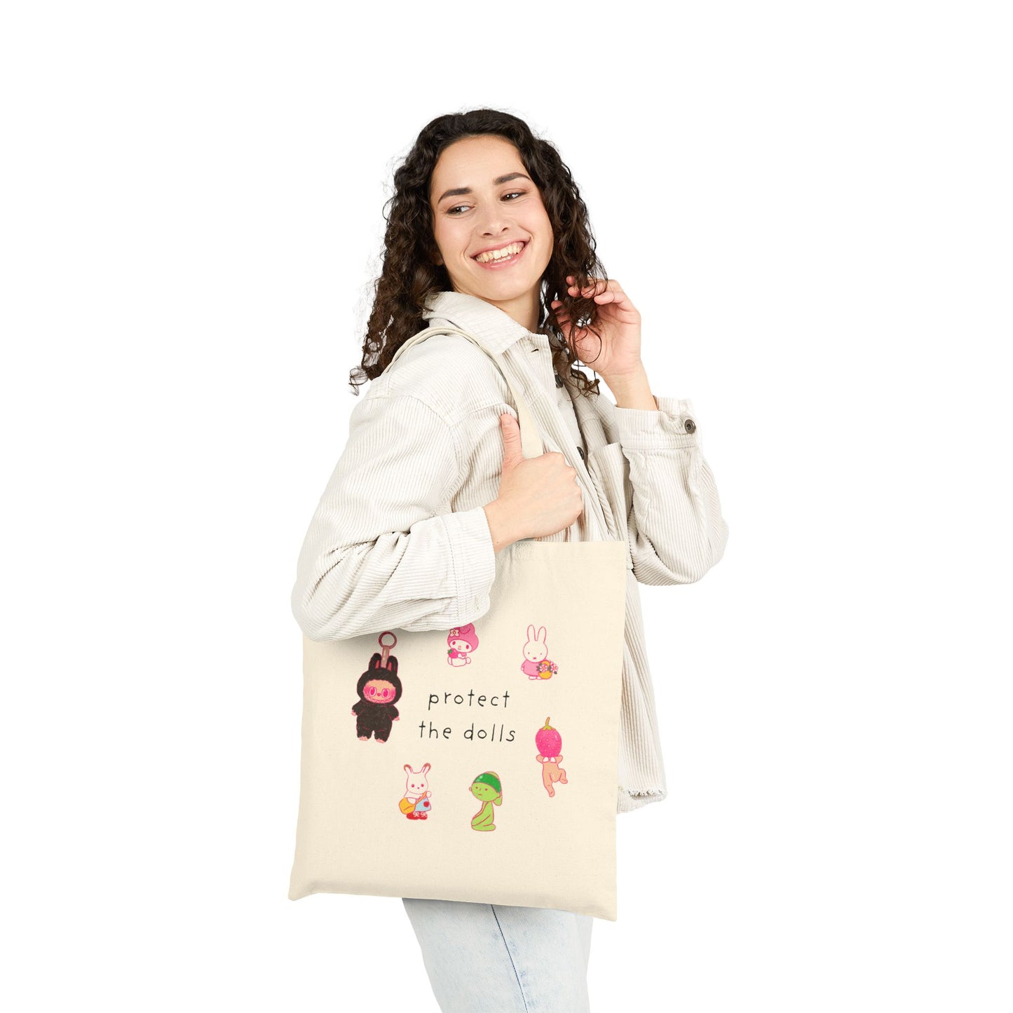 "Protect the Dolls" Trinket Tote Bag