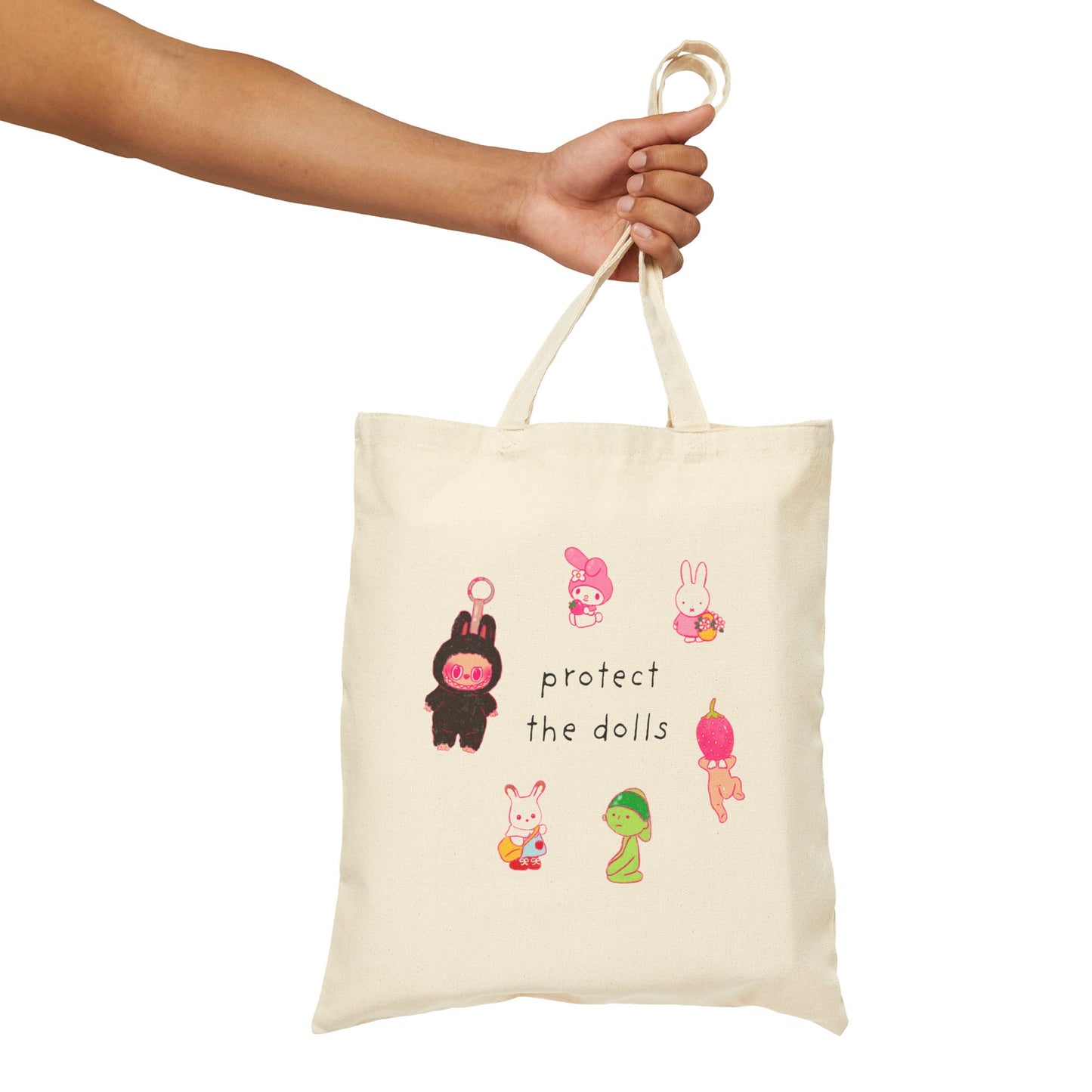 "Protect the Dolls" Trinket Tote Bag