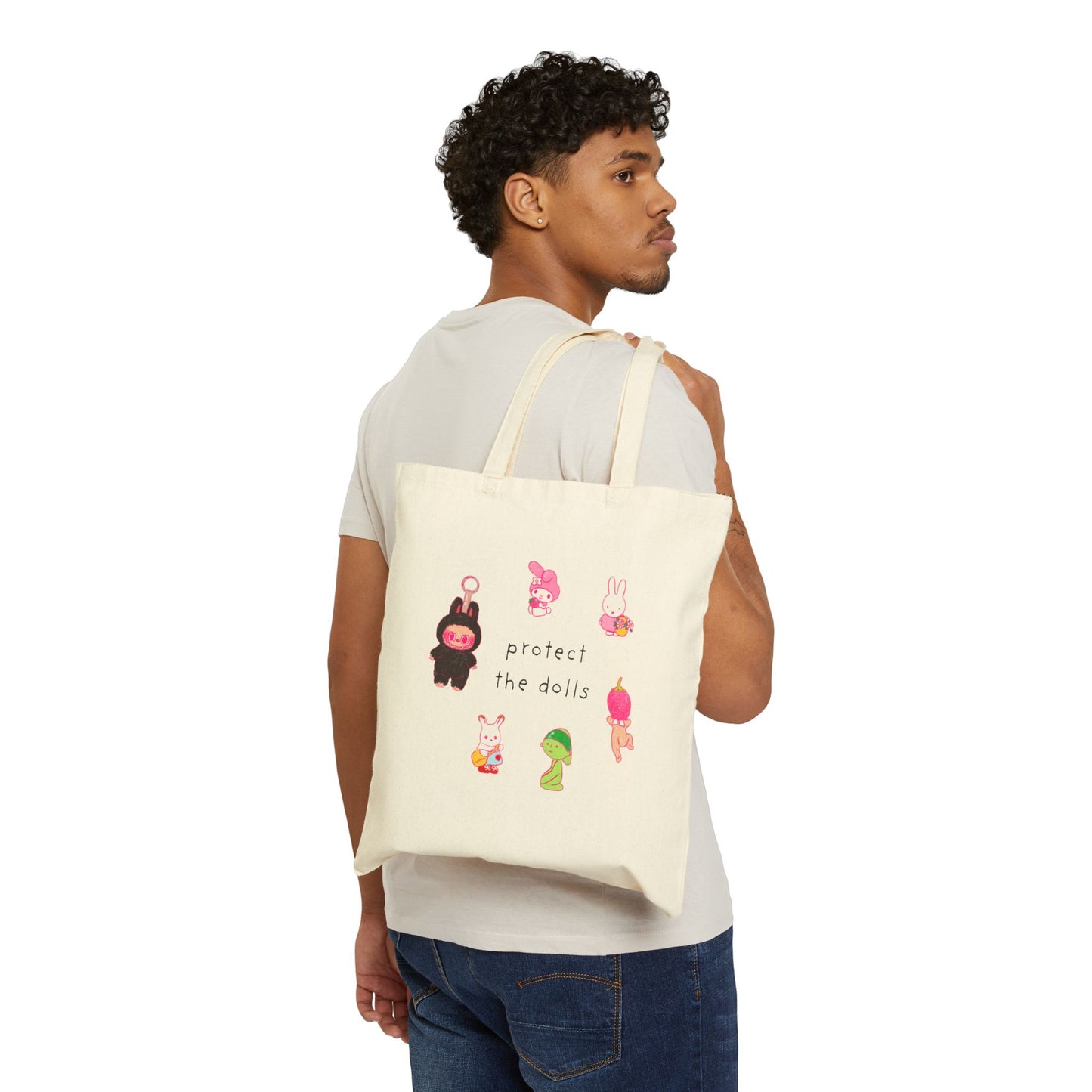 "Protect the Dolls" Trinket Tote Bag