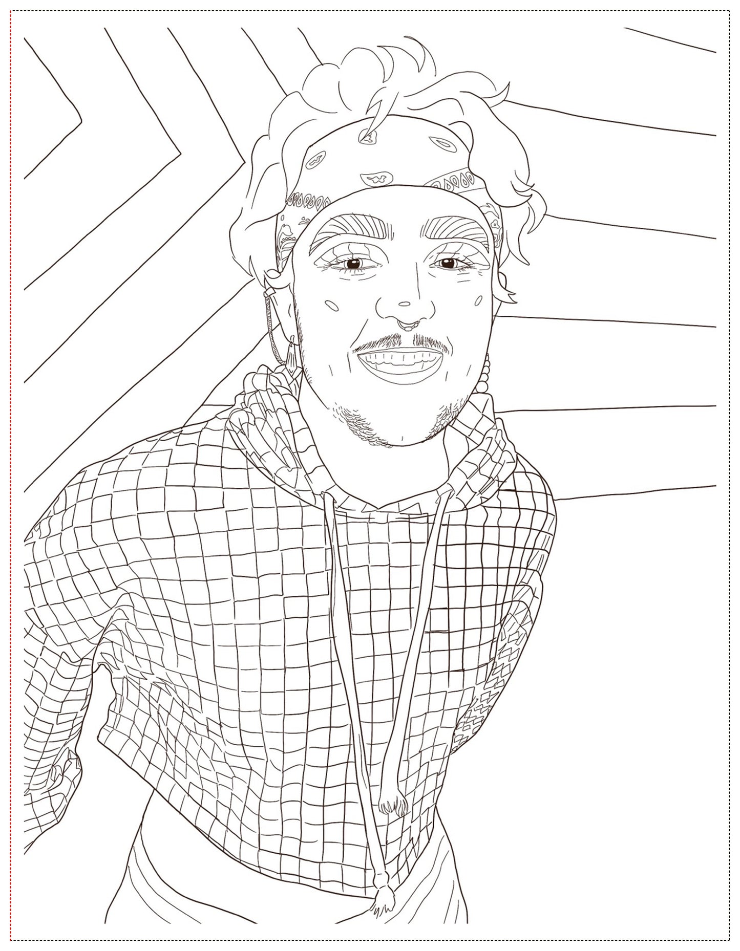 Soft Boys, Trans-Masculine Coloring Book (Digital Download)