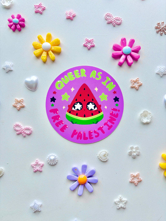Free Palestine Sticker