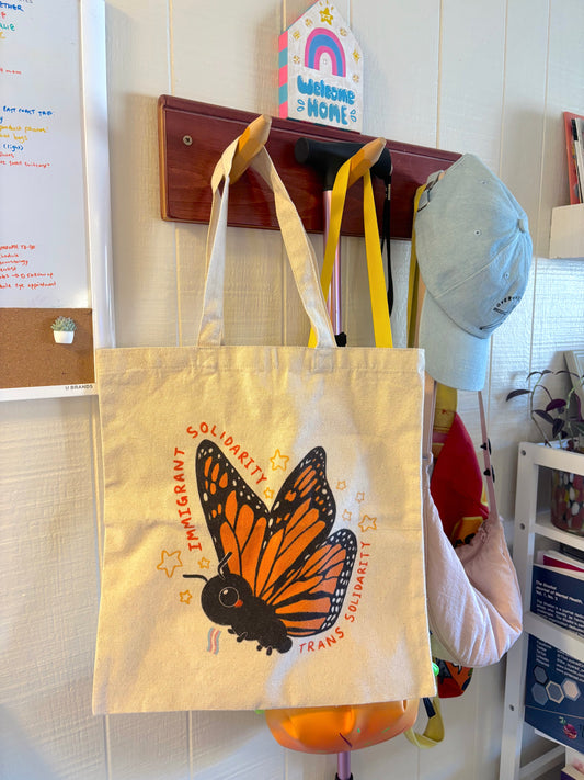 Monarch Solidarity Butterfly Tote