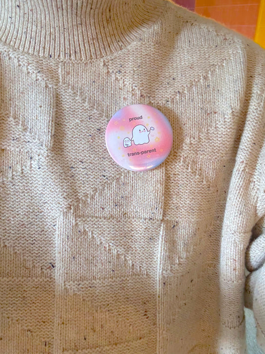 Proud Trans-Parent Pin