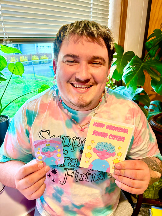 Sober Cutie Card