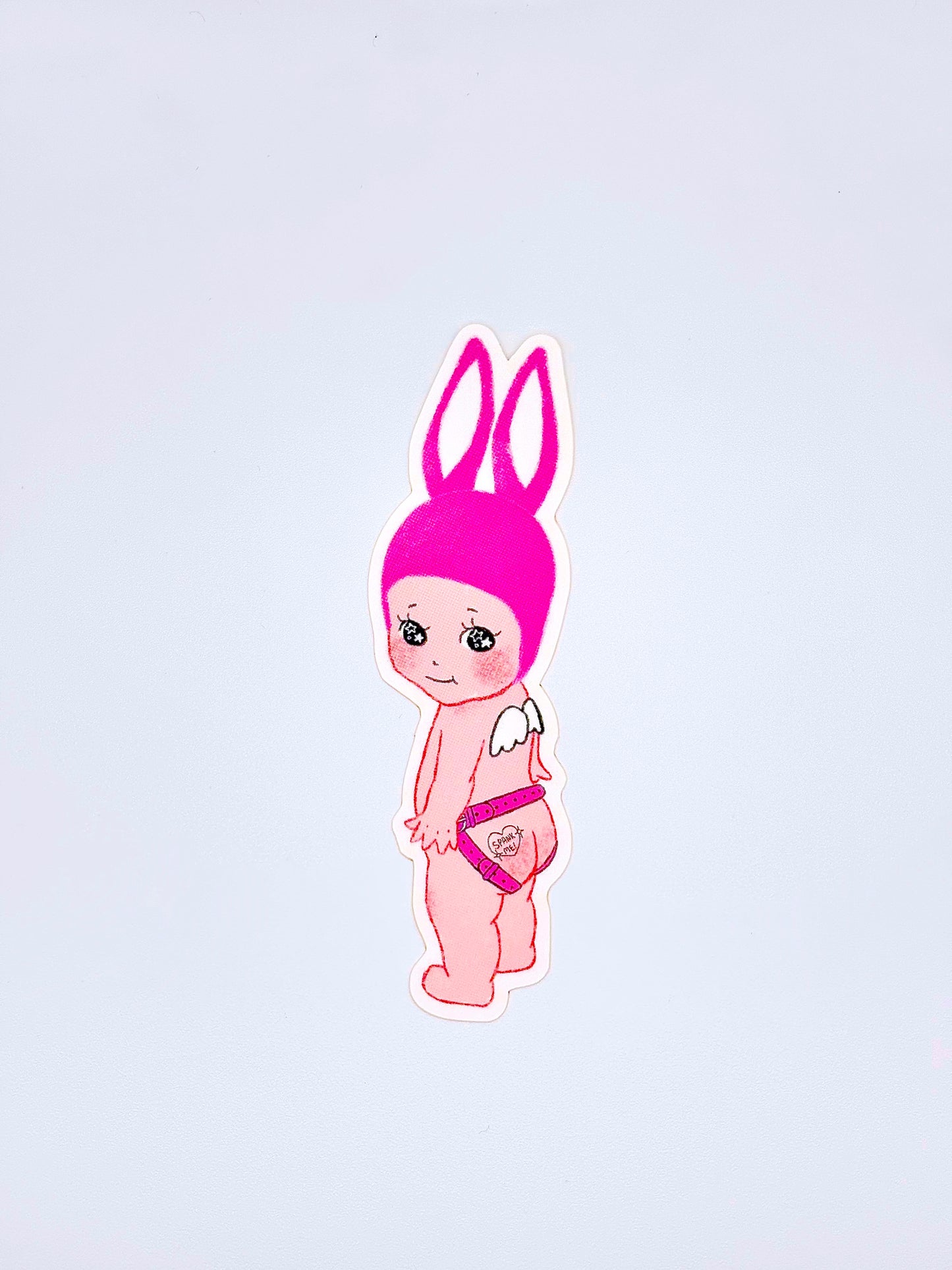 Kinky Pink Softie Angel Sticker