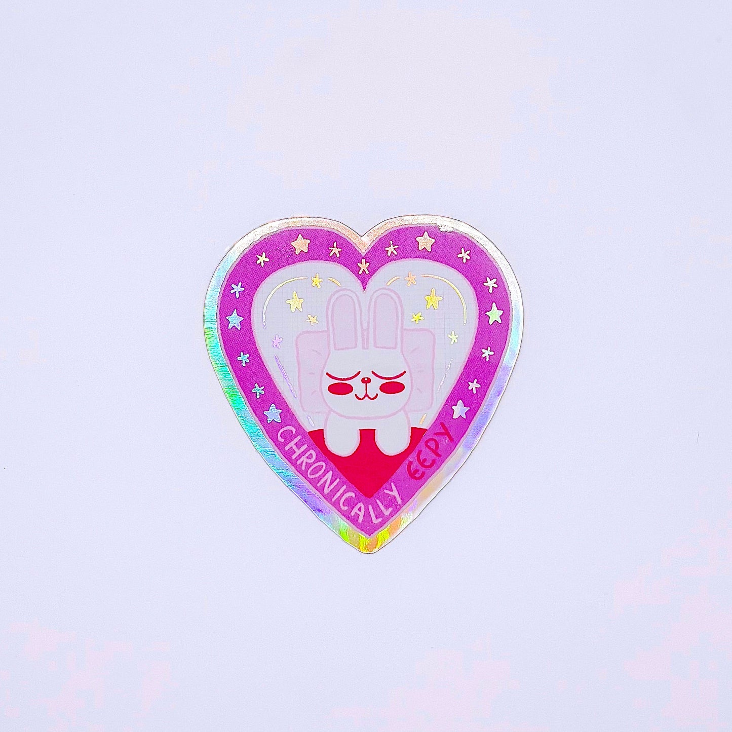 Chronically Eepy Bunny Sticker