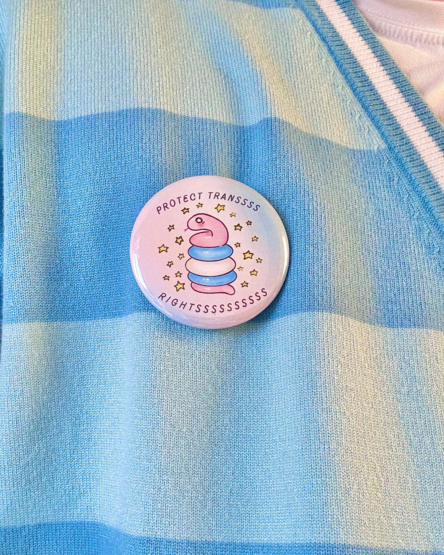 Trans Snake Pins