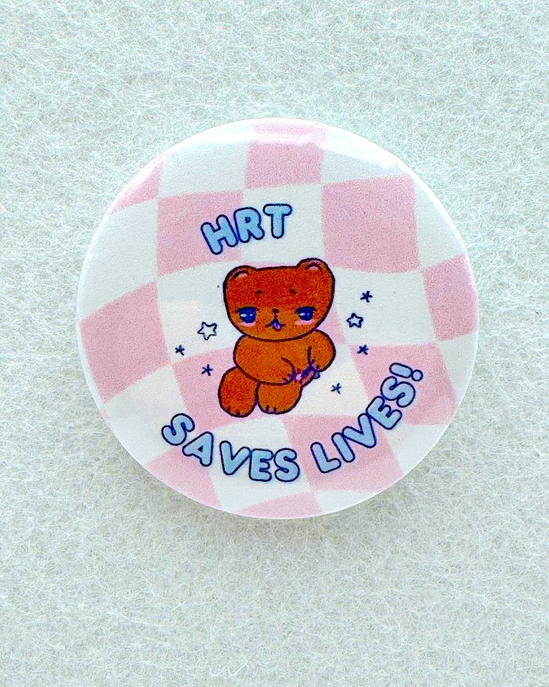 HRT Saves Lives Bear Pin