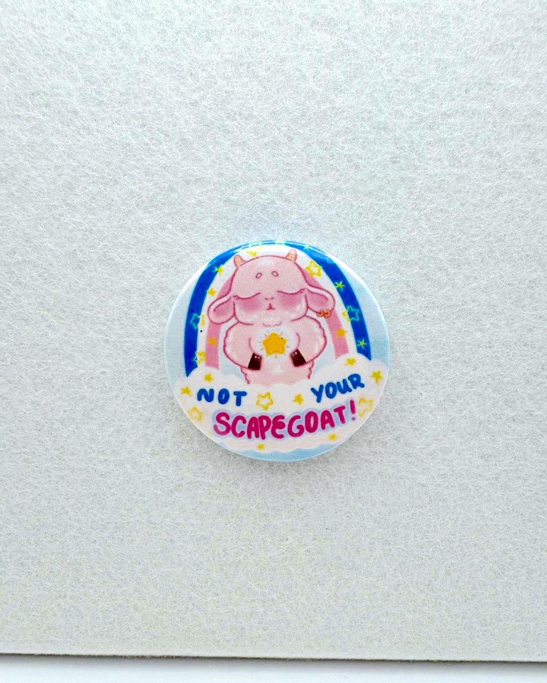 Not Your Scapegoat Pin