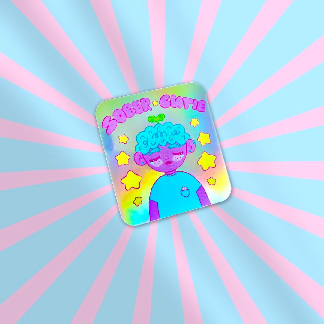 Sober Cutie Sticker