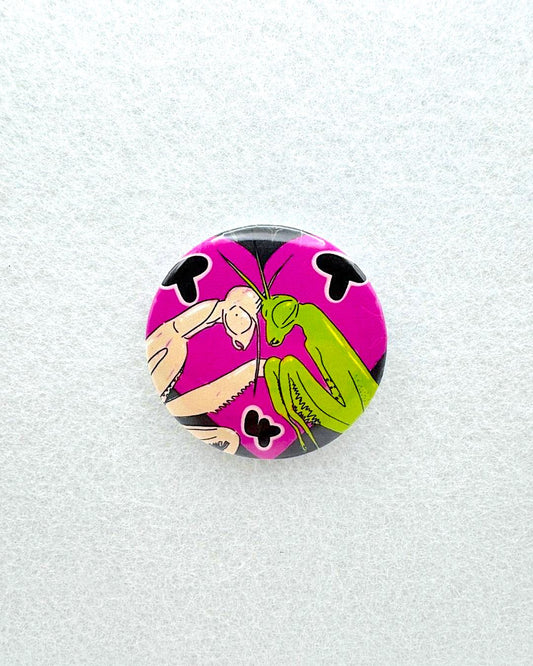 T4T Praying Mantis Pin or Magnet