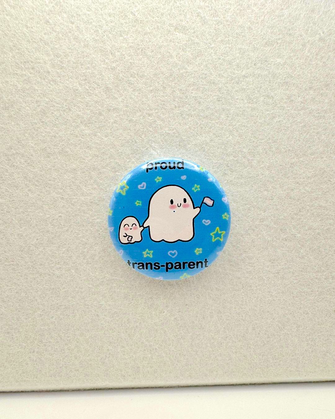 Proud Trans-Parent Pin