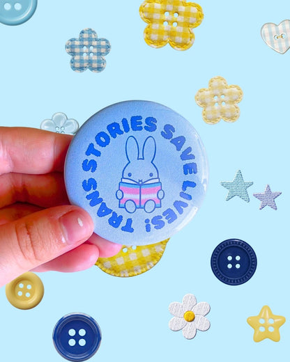 Trans Book Trinket Pins
