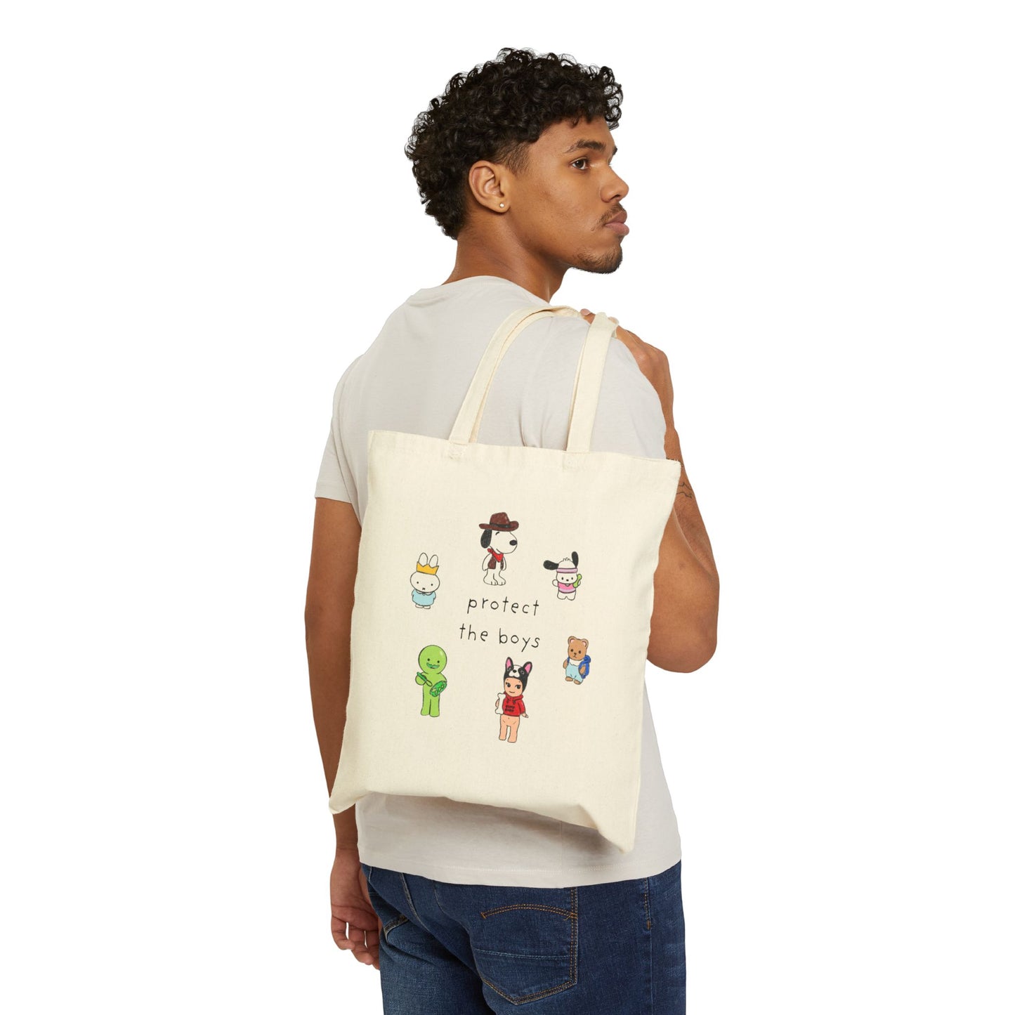 Protect the Boys Canvas Tote Bag