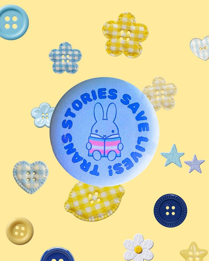 Trans Book Trinket Pins