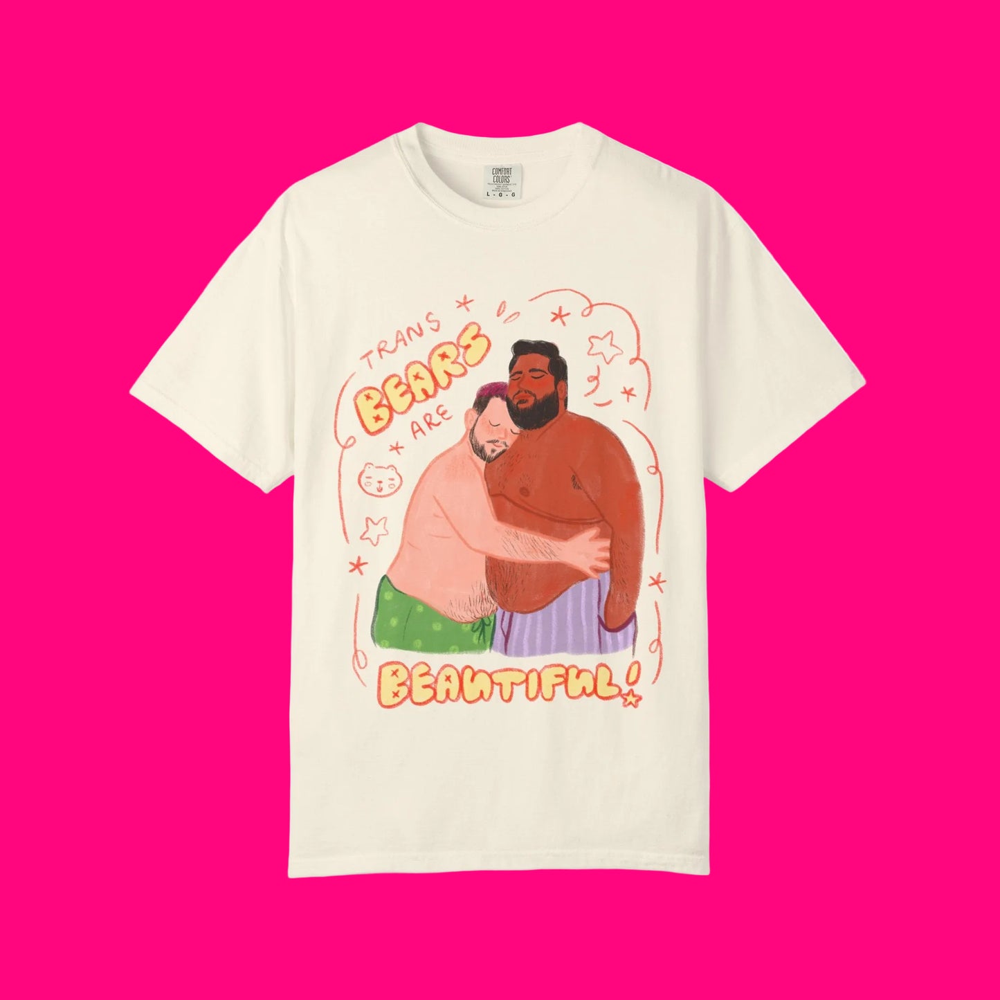 "Trans Bears are Beautiful!" LGBTQ+ Pride Summer T-Shirt
