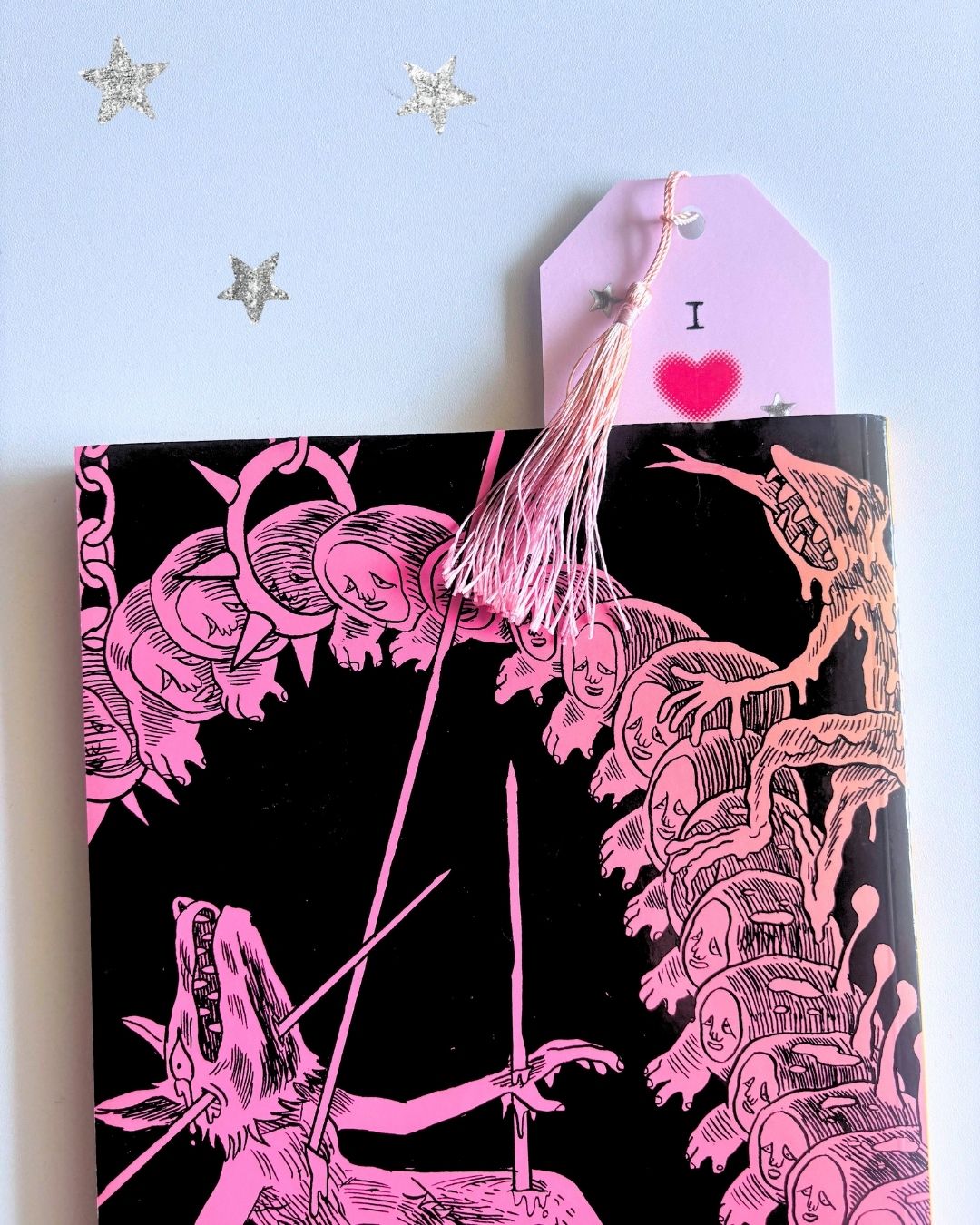 "I ❤ Trans Books" Tassel Bookmarks