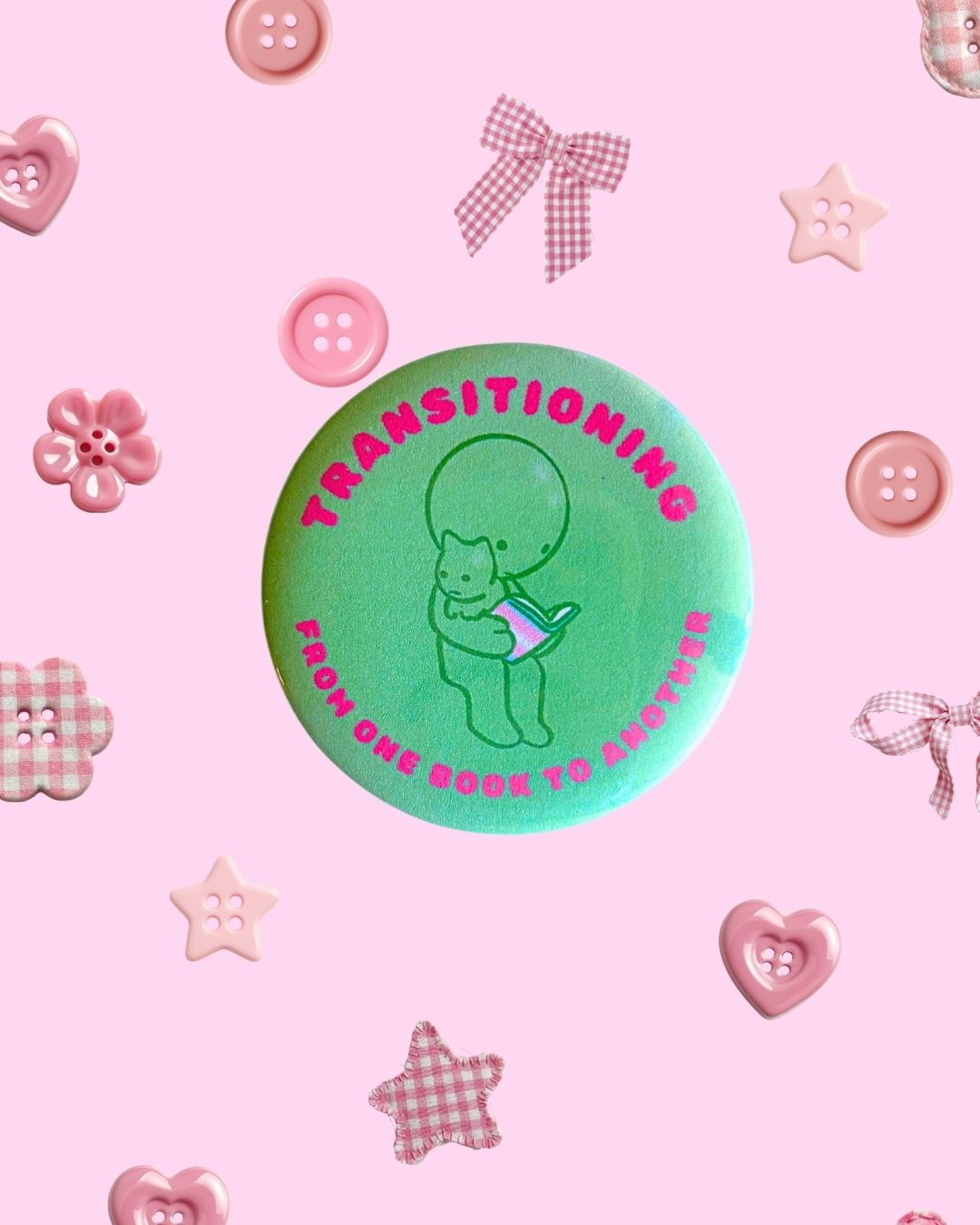 Trans Book Trinket Pins