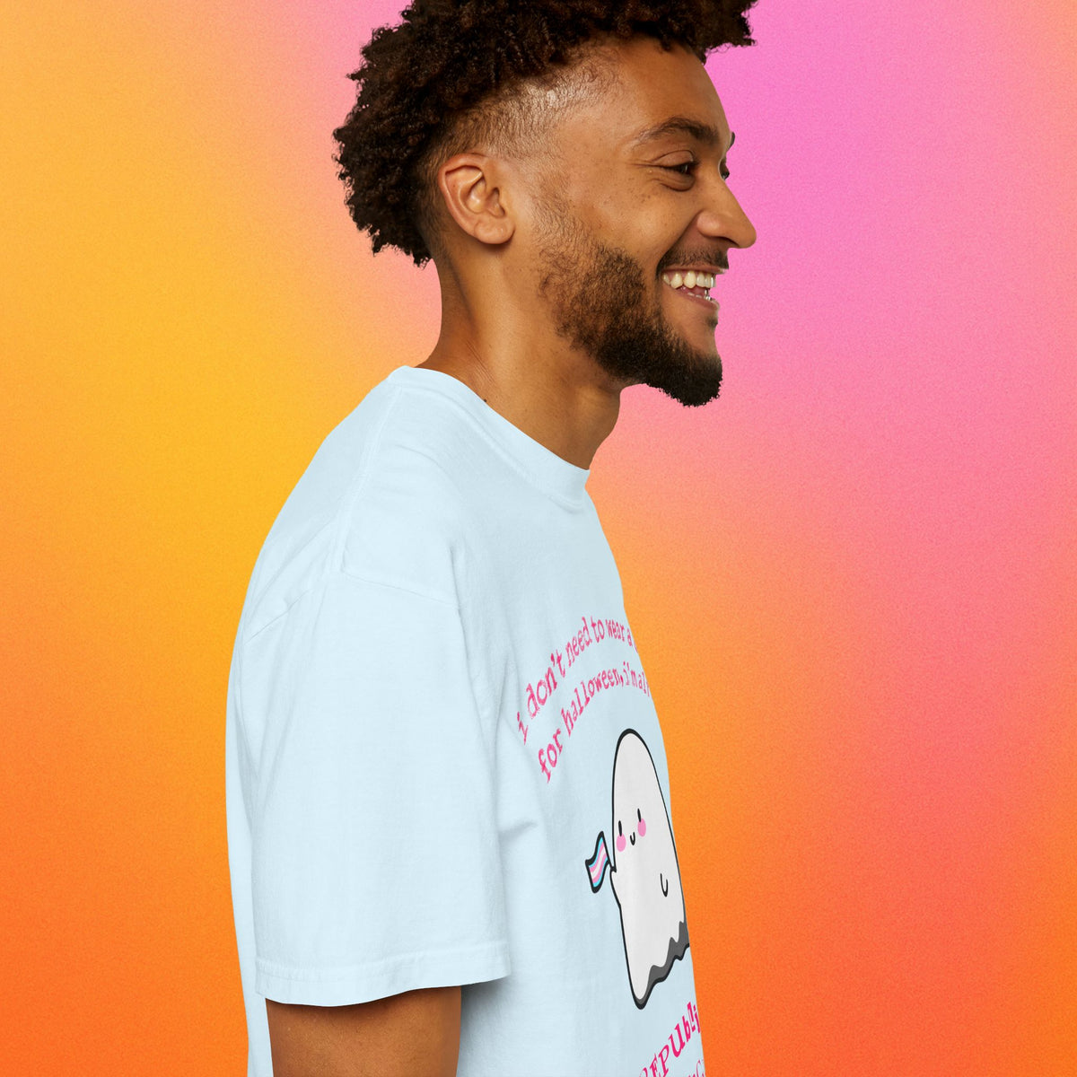 "Republican's Nightmare" Halloween Trans Ghost Tee