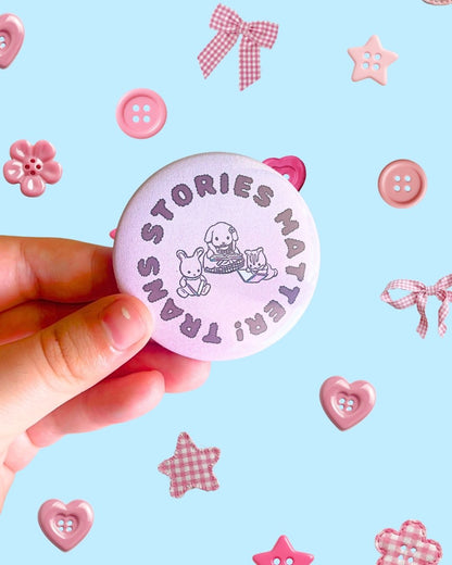 Trans Book Trinket Pins