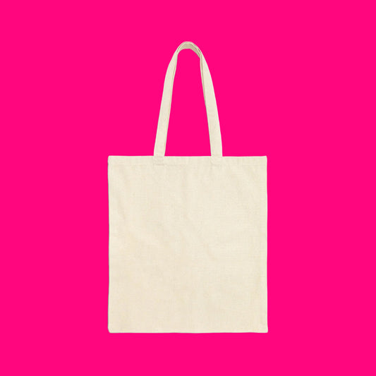 "Be Gay, Drink Oatmilk" Silly Cow Canvas Tote Bag