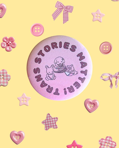 Trans Book Trinket Pins