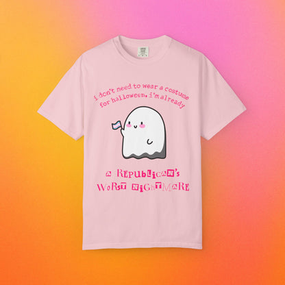 "Republican's Nightmare" Halloween Trans Ghost Tee