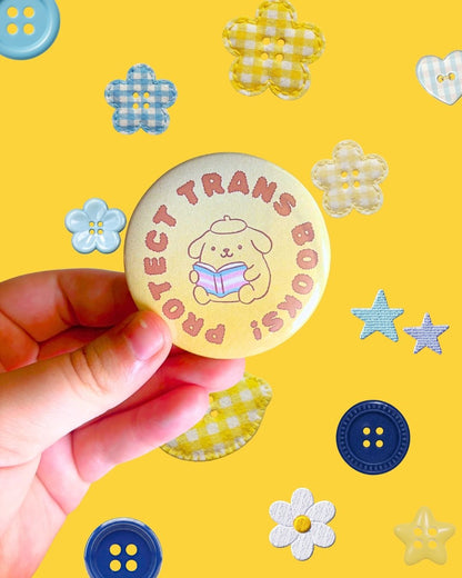 Trans Book Trinket Pins