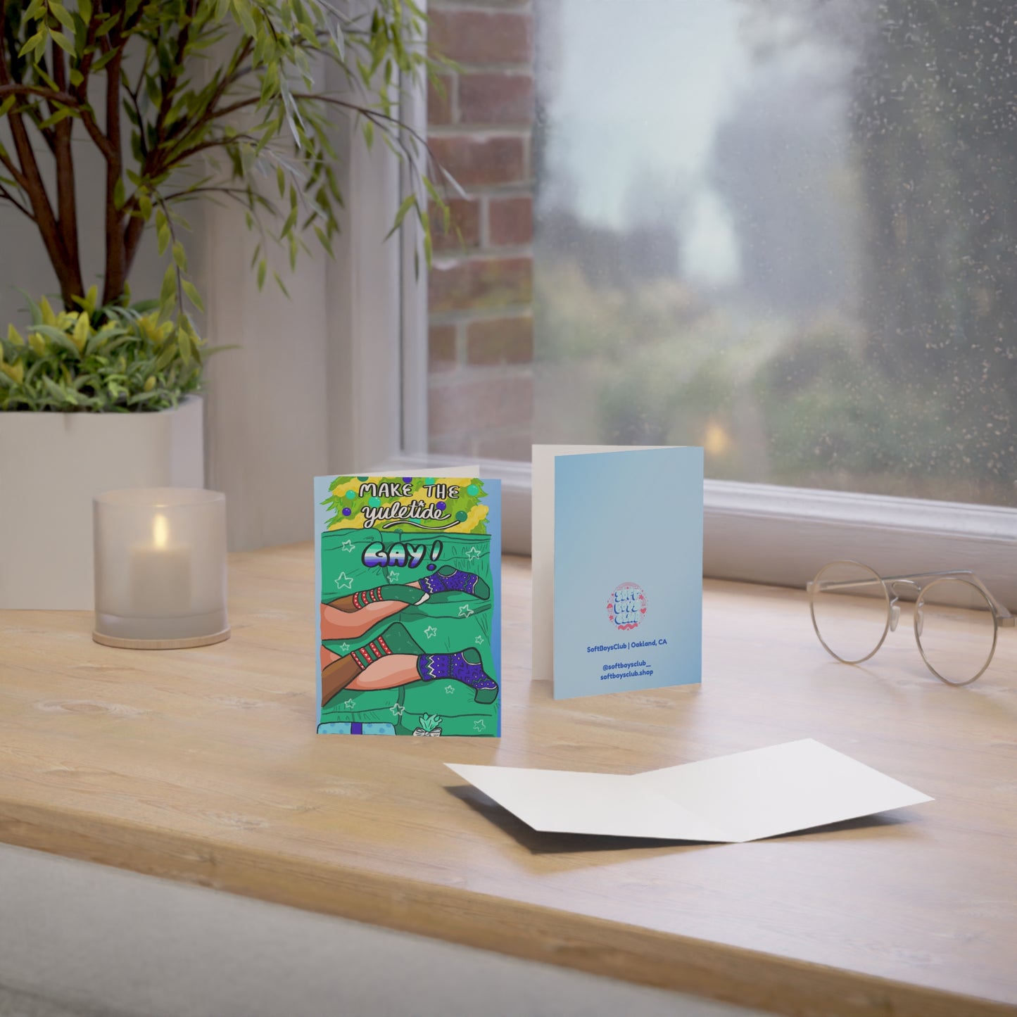 Make the Yuletide Gay MLM Holiday Greeting Card