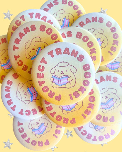 Trans Book Trinket Pins