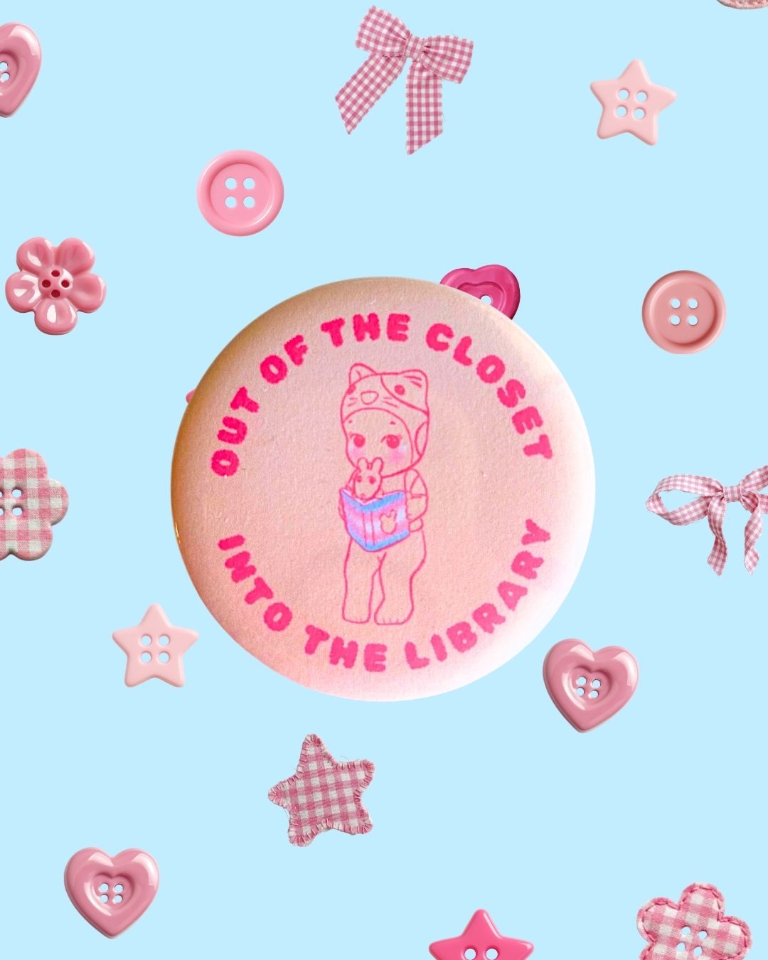 Trans Book Trinket Pins