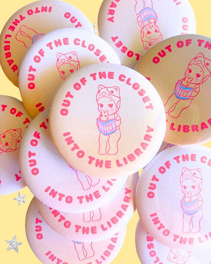 Trans Book Trinket Pins