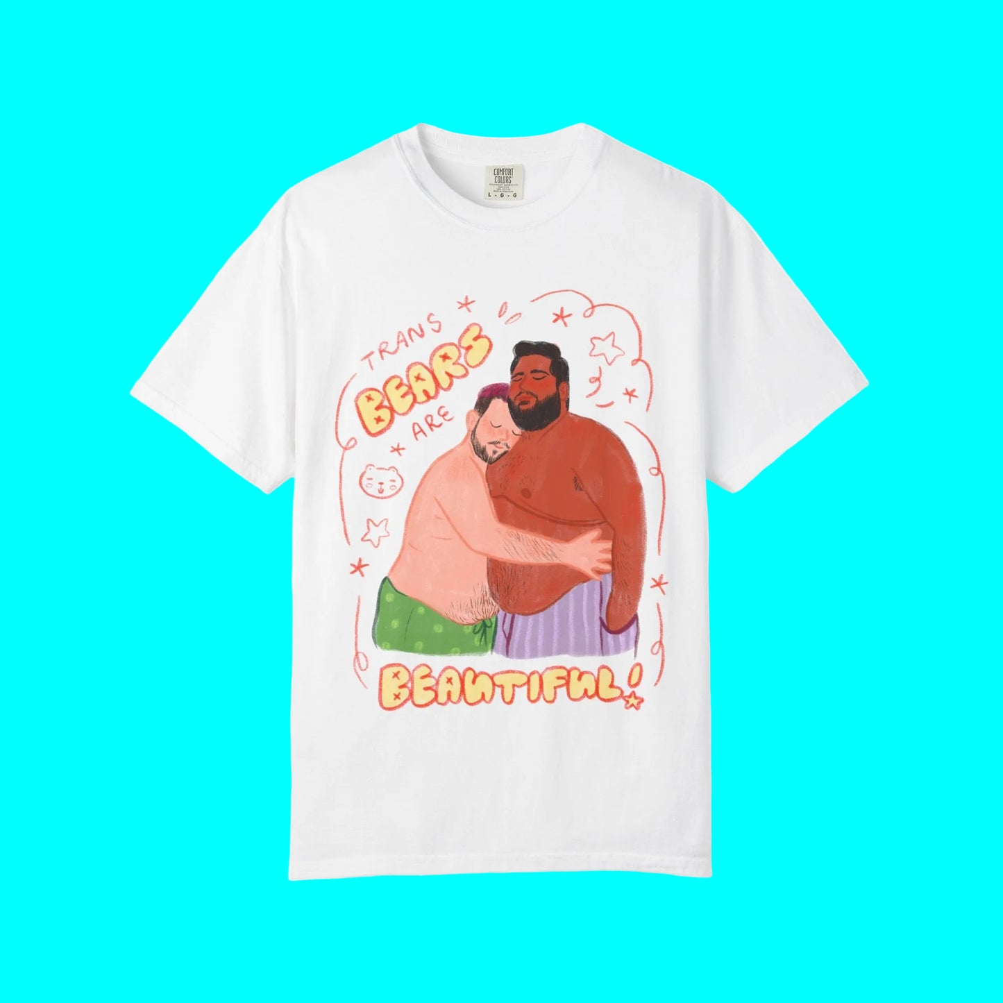"Trans Bears are Beautiful!" LGBTQ+ Pride Summer T-Shirt