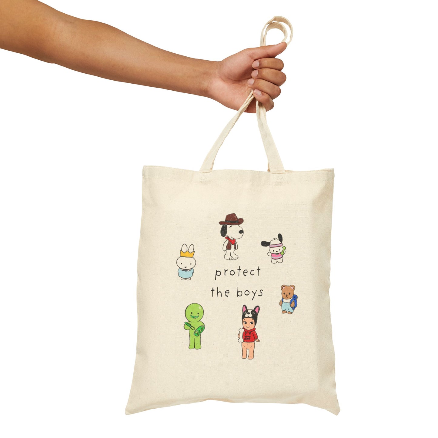 Protect the Boys Canvas Tote Bag