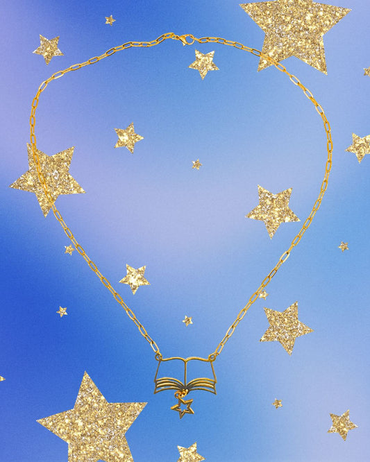 Book-ish Dainty Rolo Chain Necklace