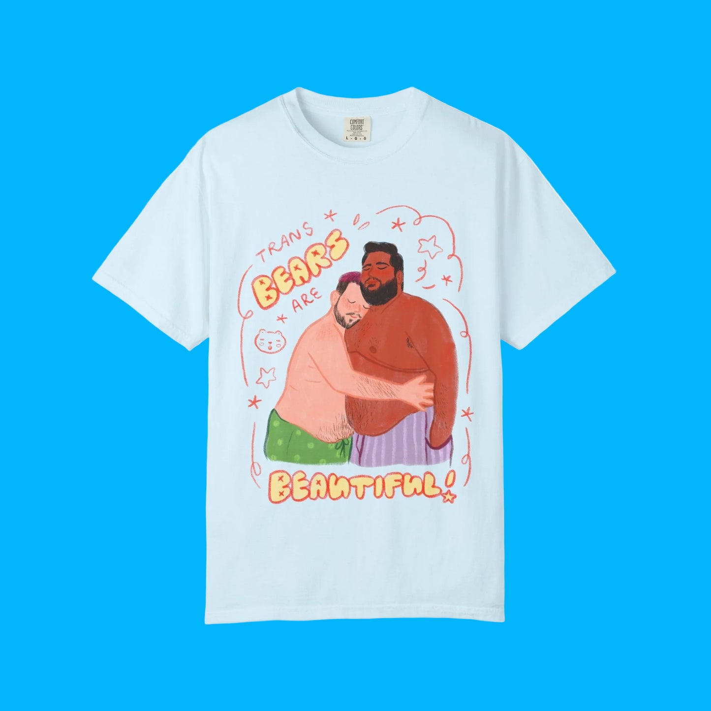 "Trans Bears are Beautiful!" LGBTQ+ Pride Summer T-Shirt