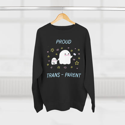 Proud Trans-Parent Unisex Crewneck Sweatshirt for LGBTQ+ Support