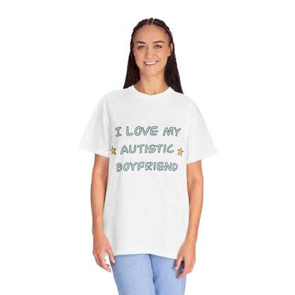 I Love My Autistic Boyfriend T-shirt
